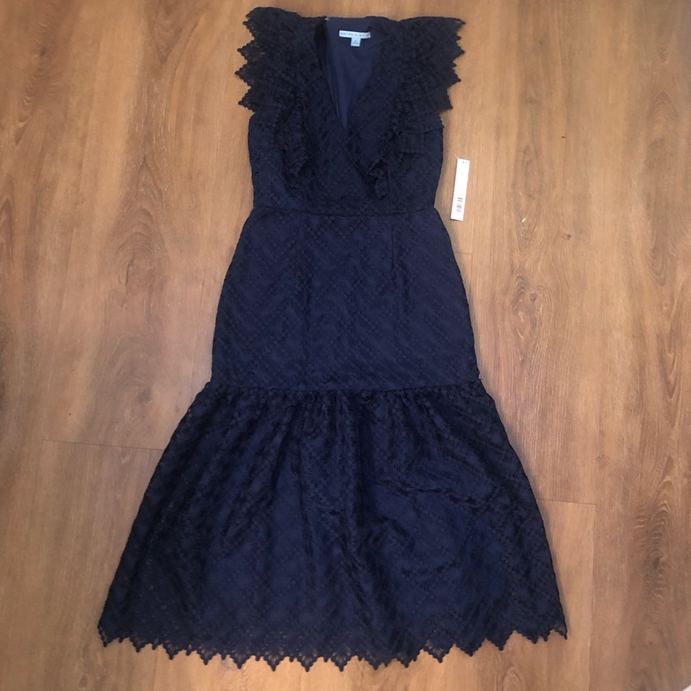 Antonio Melani Bella Lace Dress in Deep Cobalt NWT